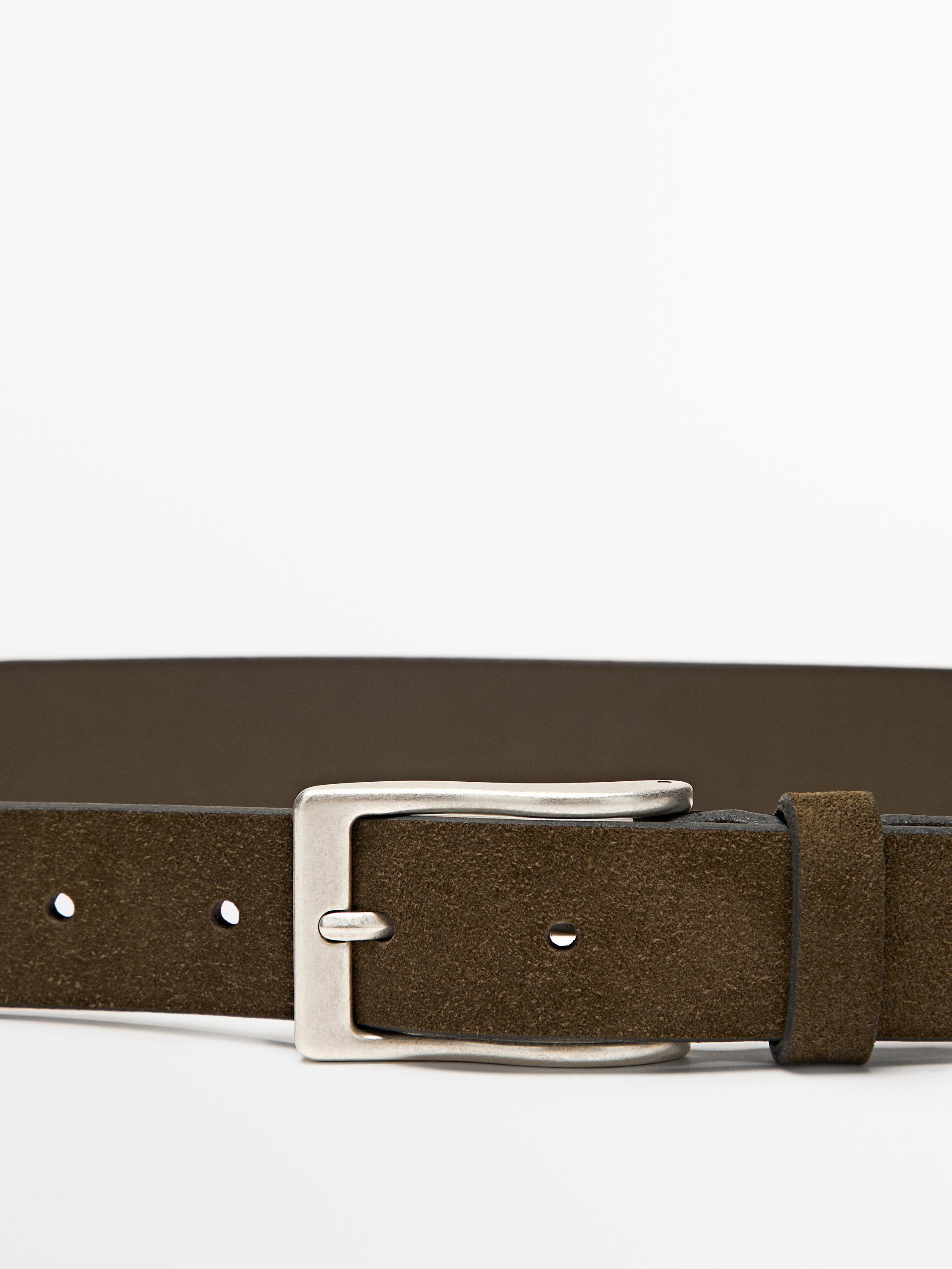 Ceinture en cuir nappa doux